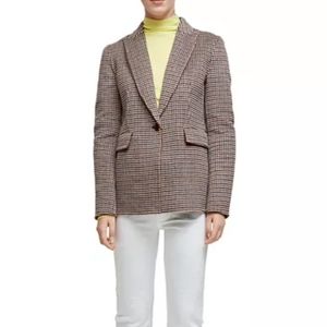 Maje Plaid Blazer